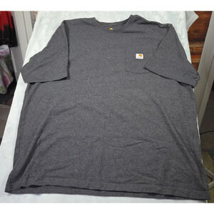 Carhartt T-Shirt Men's 2XT Short Sleeve Loose Fit Heavyweight Logo 0621